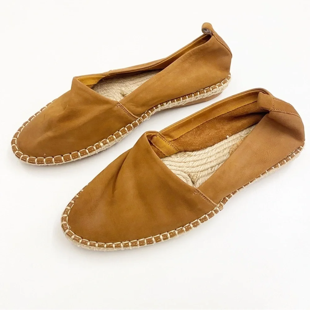 Kelsi Dagger || Juniper Classic Summer Slip On Espadrilles Brown‎ Tan 8.5